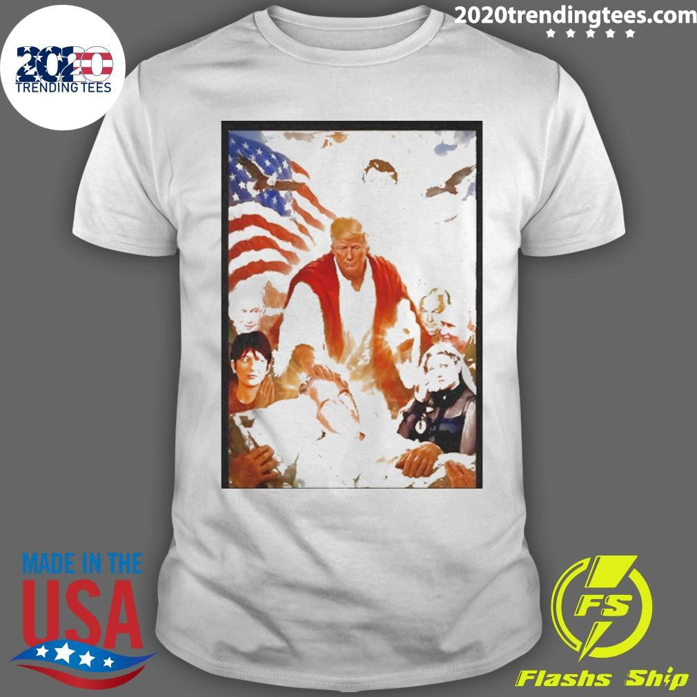 Jesus Trump Healing The Sick Meme Shirt