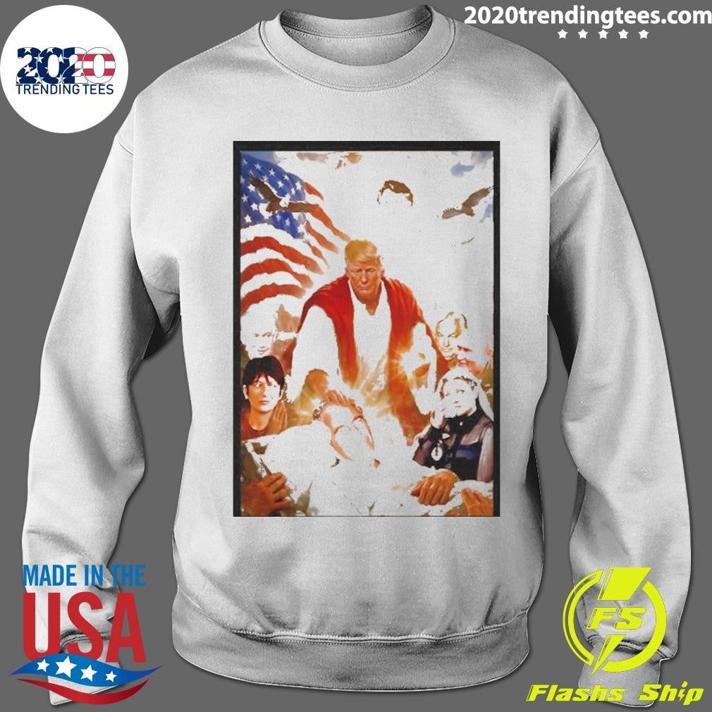 Jesus Trump Healing The Sick Meme Shirt