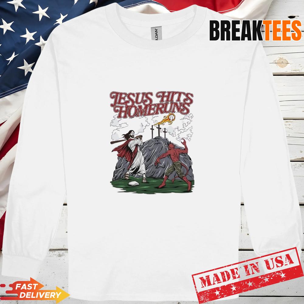 Jesus and Devil hits Homeruns T-Shirt
