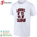 Jett Lawrence 4x Champion 2021 2022 2023 Motocross Supercross career stats fan shirt
