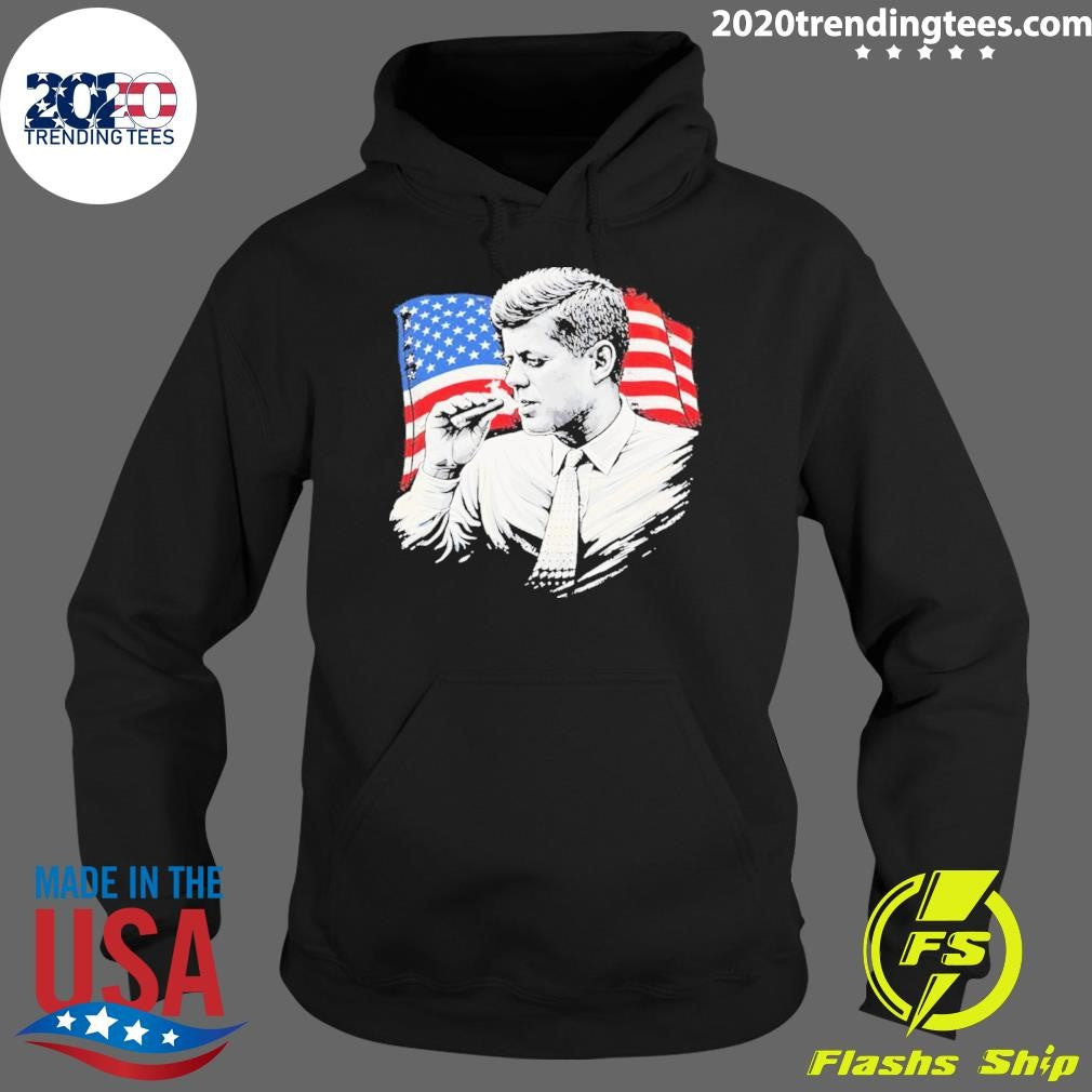 Jfk Cigars American Flag Graphic 2026 Shirt