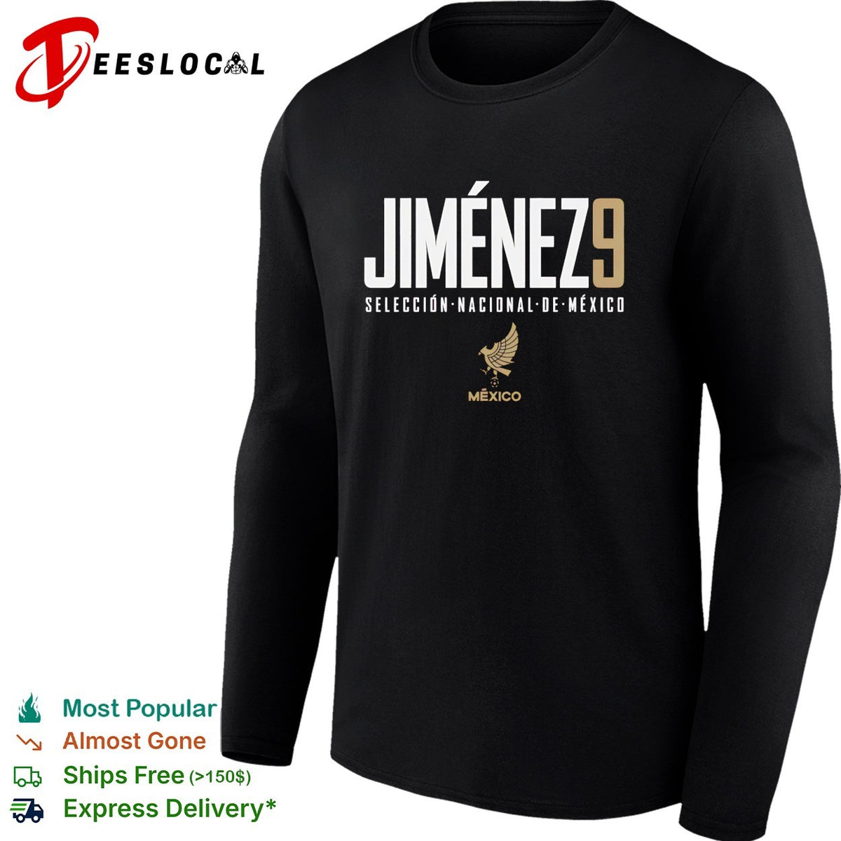Jimenez 9 Mexico Seleccion Nacional de Mexico shirt