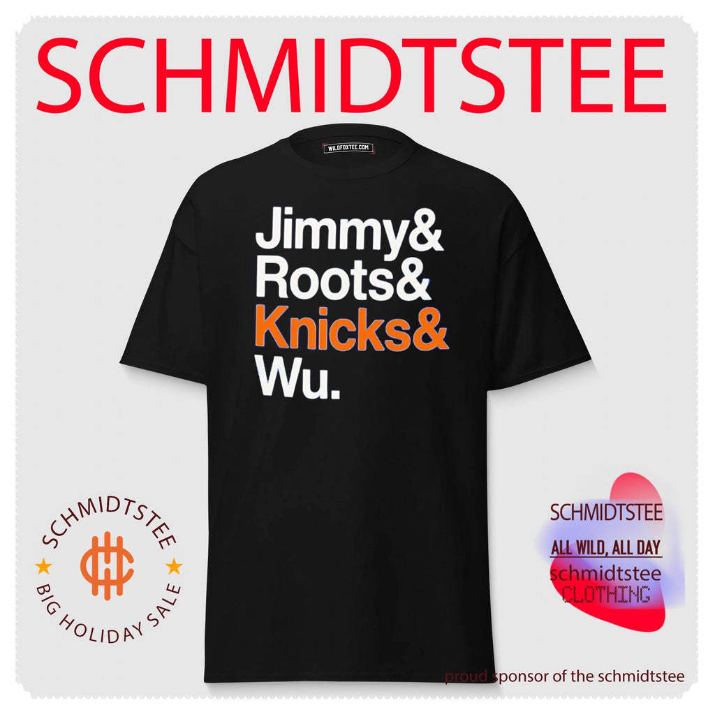 Jimmy And Roots and Knicks and Wu shirt