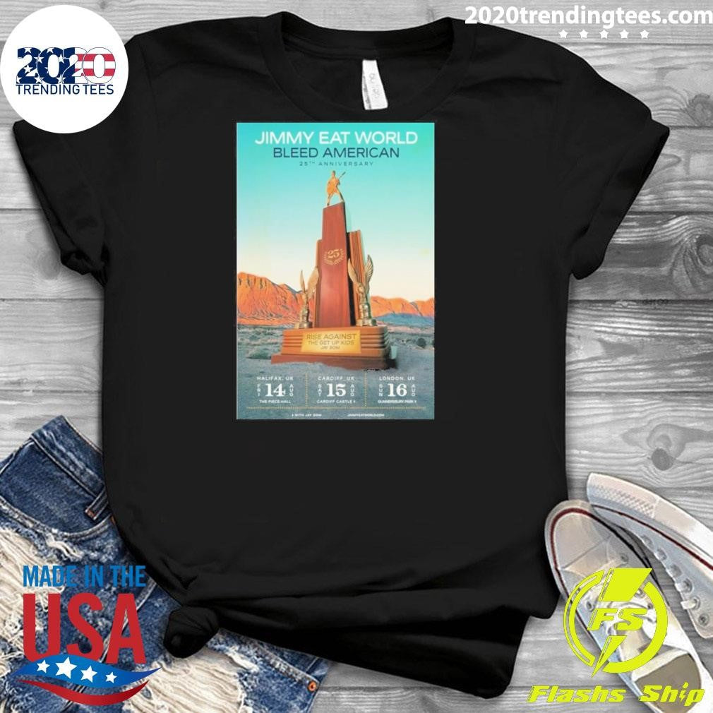 Jimmy Eat World August 16 2026 London UK Poster Shirt