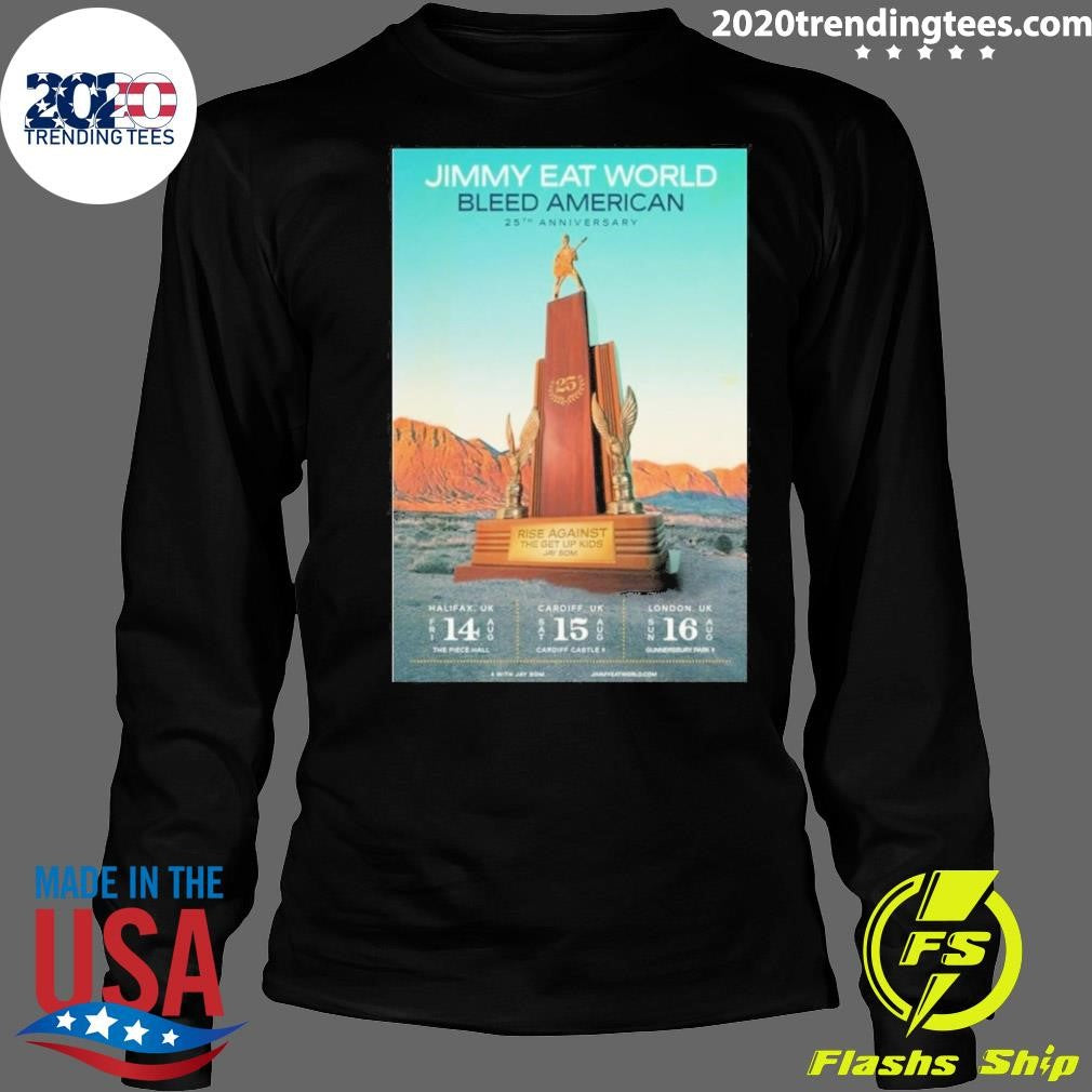 Jimmy Eat World August 16 2026 London UK Poster Shirt