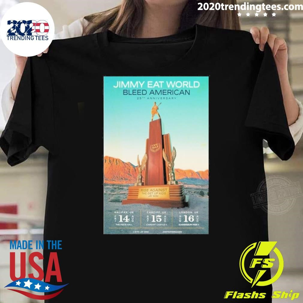 Jimmy Eat World August 16 2026 London UK Poster Shirt