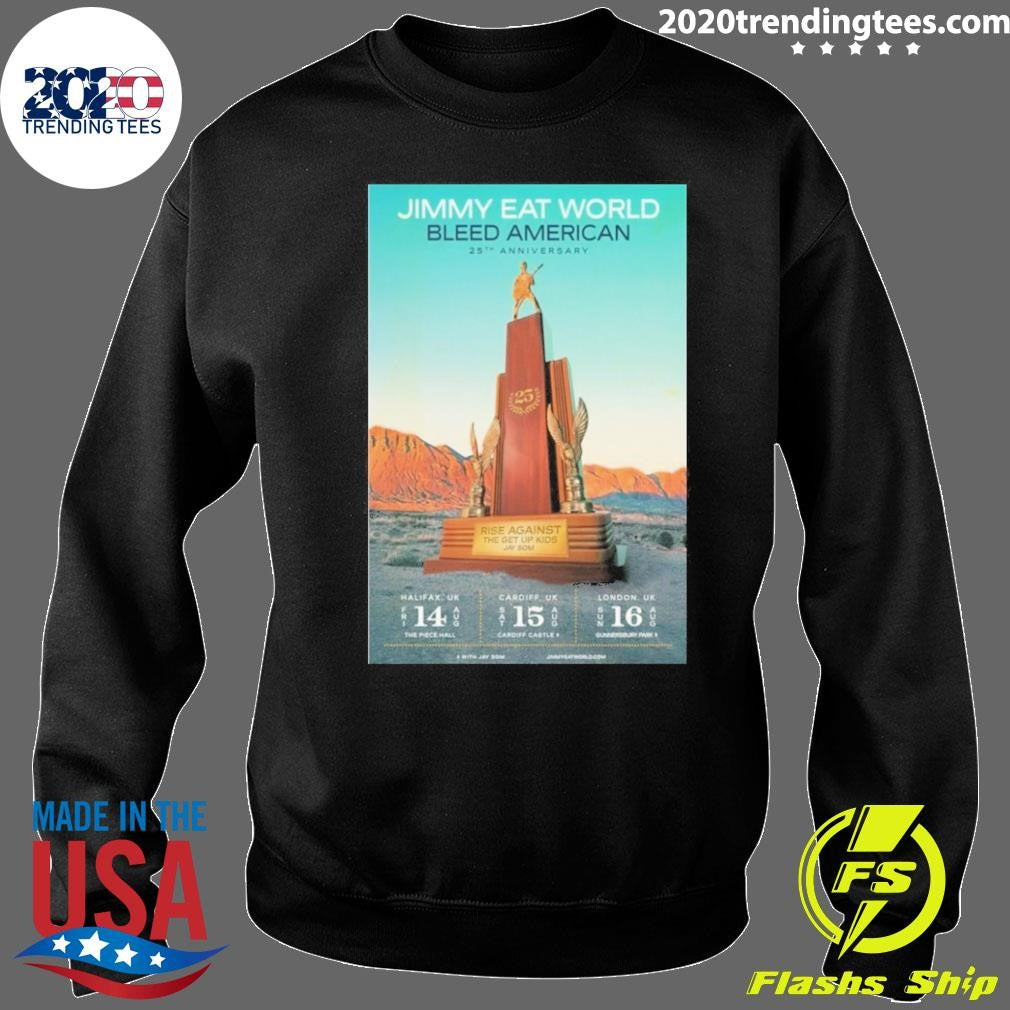 Jimmy Eat World August 16 2026 London UK Poster Shirt