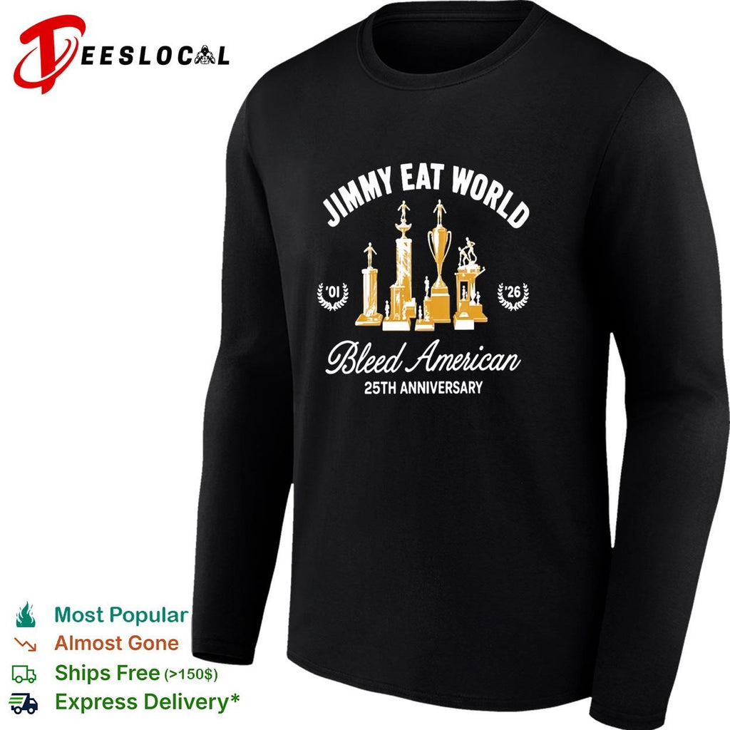 Jimmy Eat World Bleed American 25th anniversary 2001 2026 shirt
