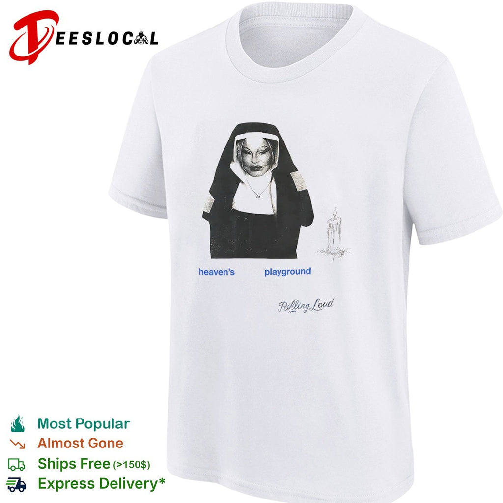 Jocelyn Wildenstein heaven’s playground Rolling Loud shirt
