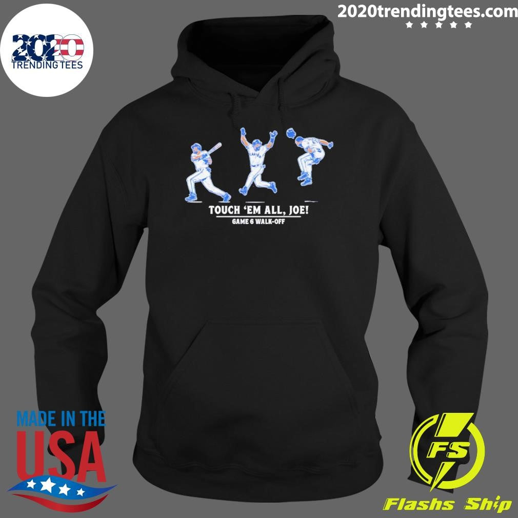 Joe Carter Touch ’em All Joe Game 6 Walk-off Shirt