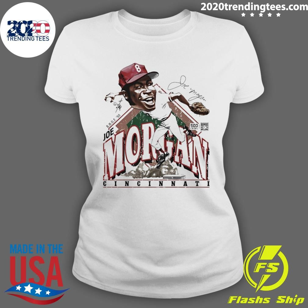 Joe Morgan Cincinnati Reds Bruce Stark Signature Shirt