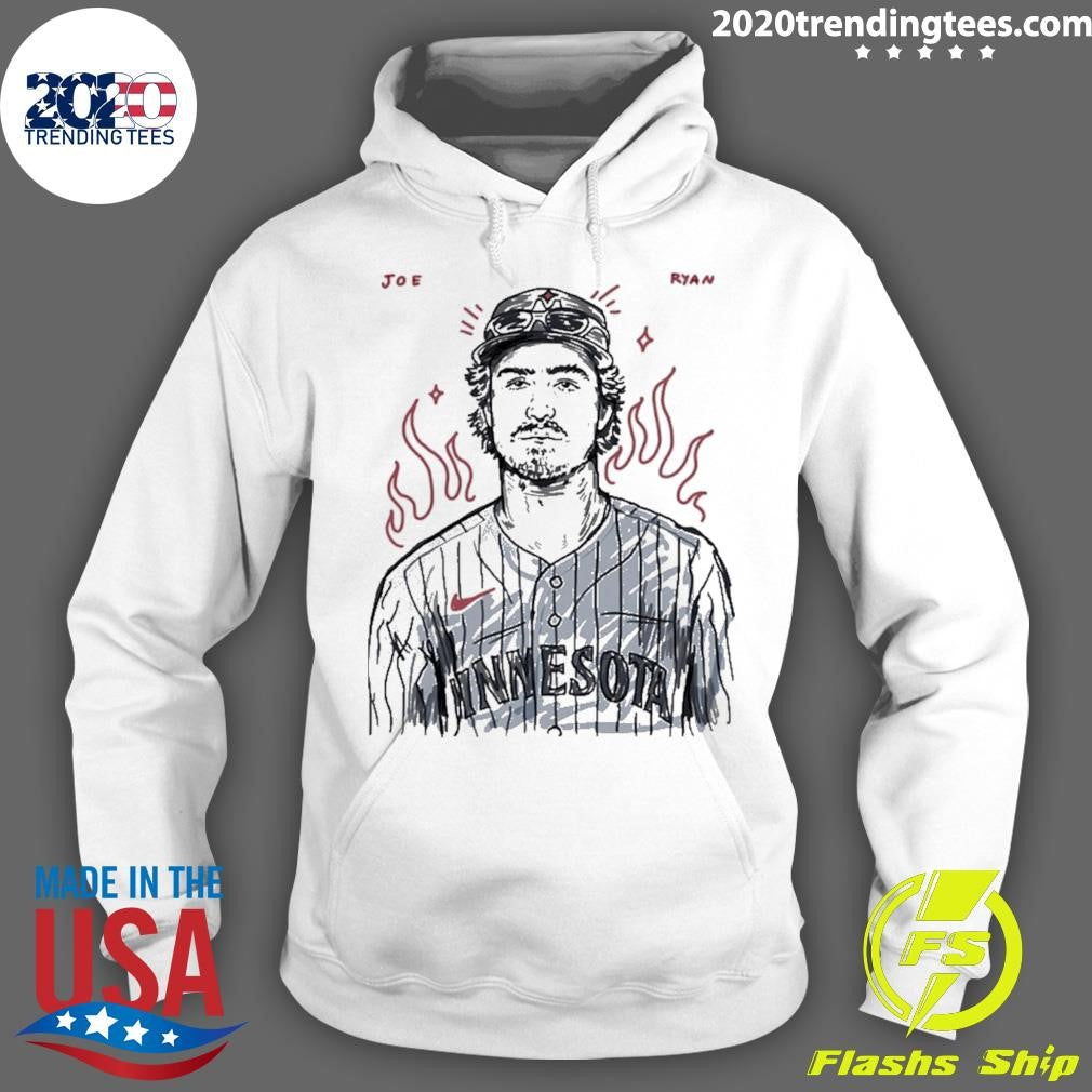 Joe Ryan Minnesota Twins Baseball Sketch Shirt
