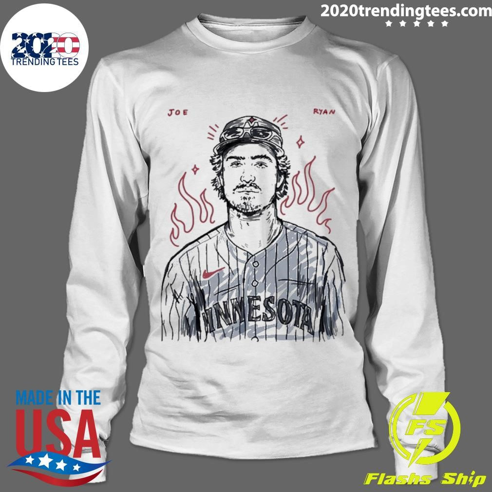 Joe Ryan Minnesota Twins Baseball Sketch Shirt