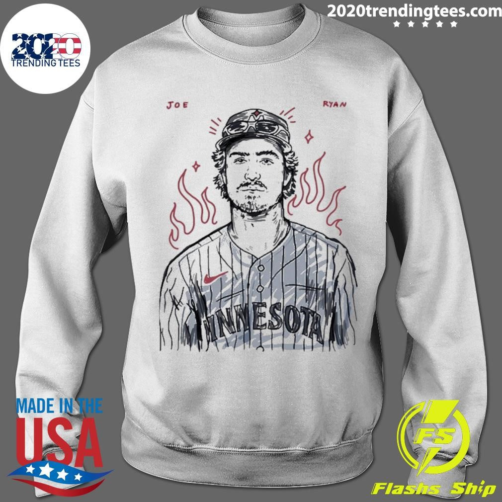 Joe Ryan Minnesota Twins Baseball Sketch Shirt