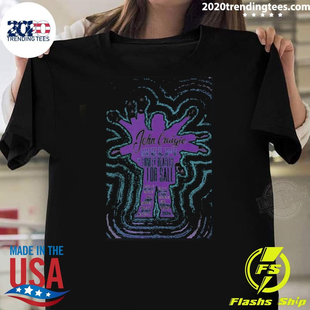 John Craigie Sebastopol, Ca May 26 2026 Poster Shirt