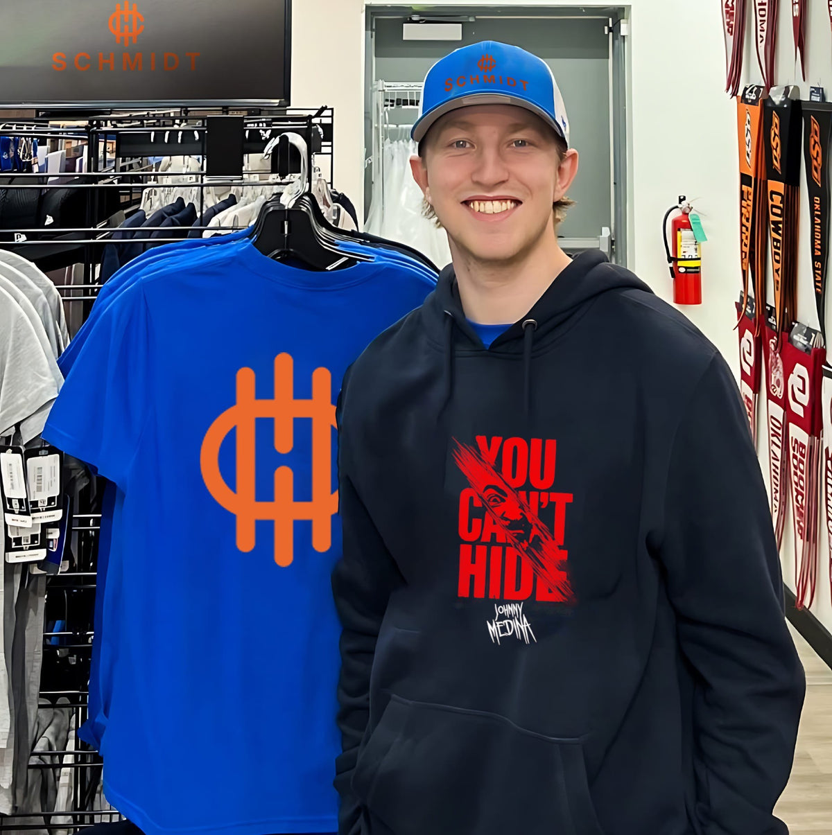 Johnny Medina You Can’t Hide graphic shirt