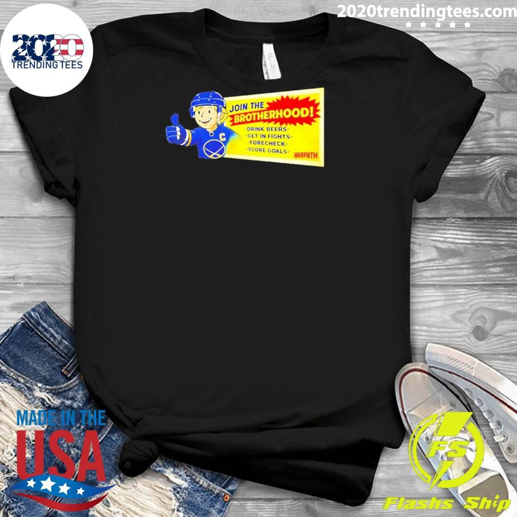 Join The Brotherhood Drink Beers Hockey Shirt