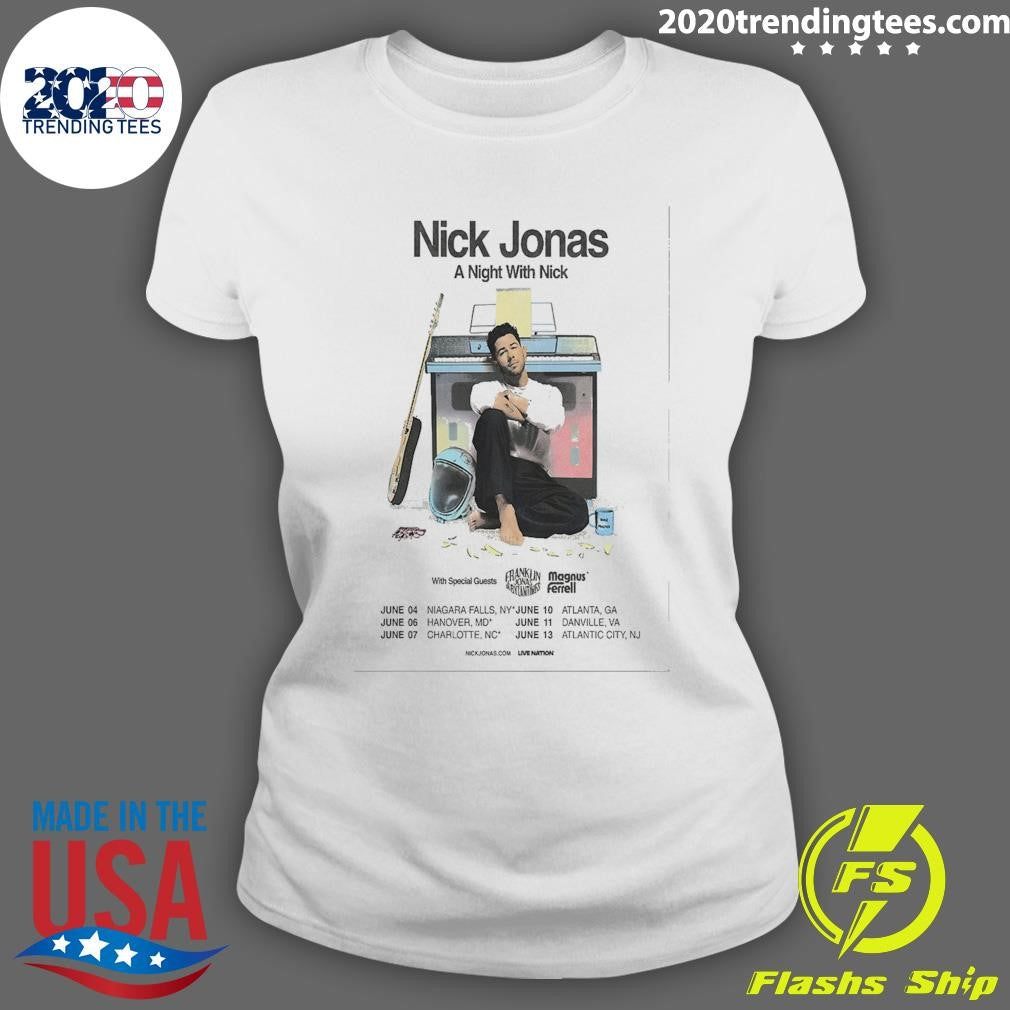 Jonas A Night With Nick Tour 2026 Shirt