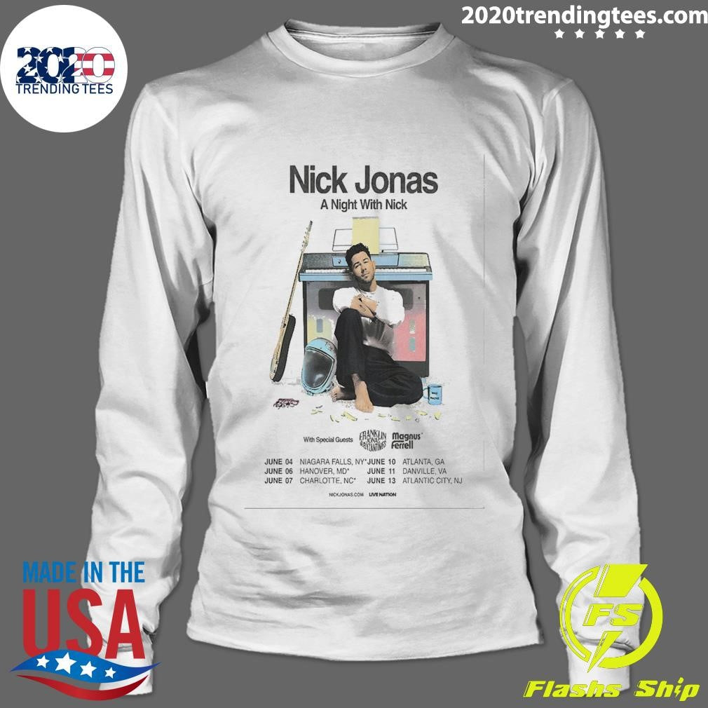 Jonas A Night With Nick Tour 2026 Shirt