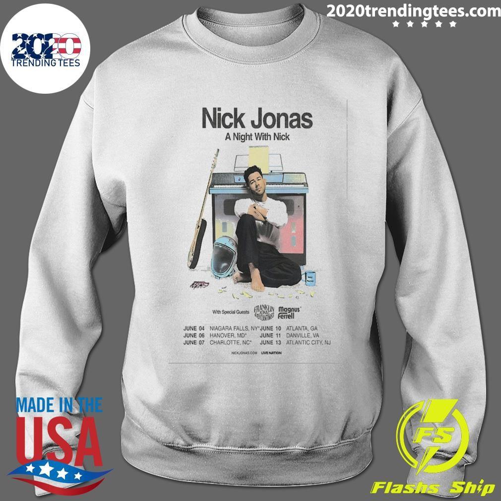Jonas A Night With Nick Tour 2026 Shirt