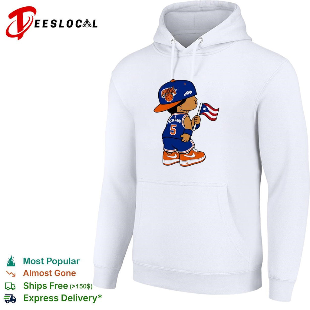 Jose Alvarado Puerto Rico flag shirt