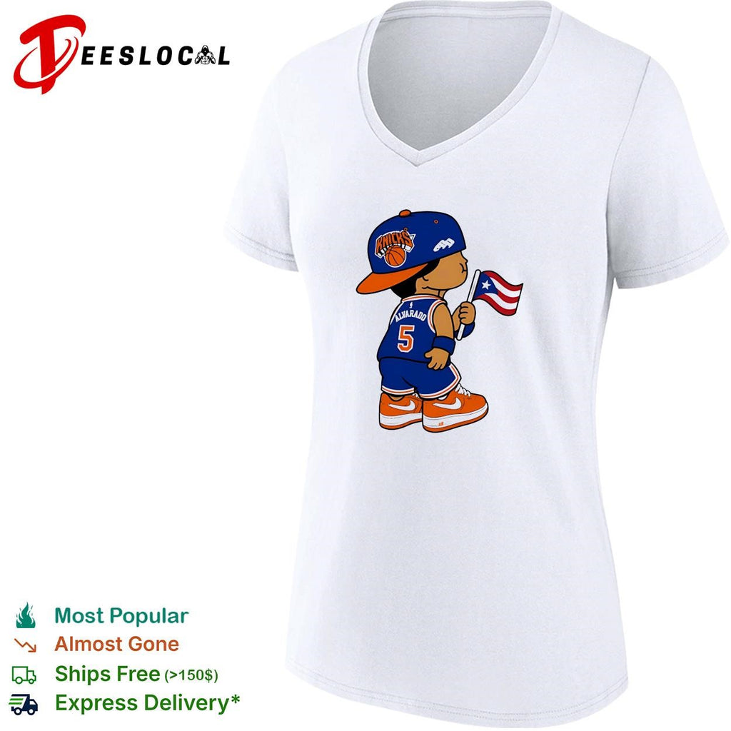 Jose Alvarado Puerto Rico flag shirt