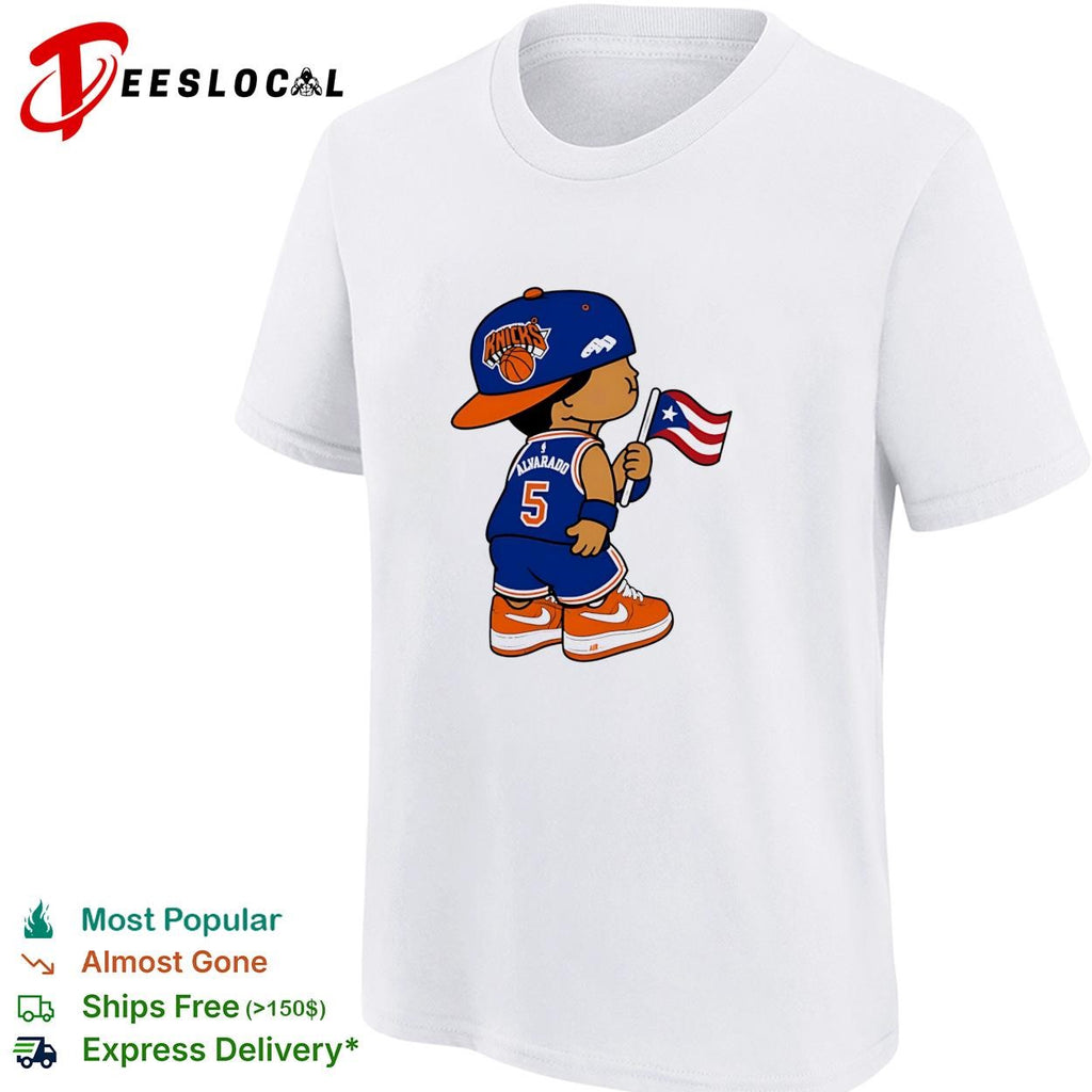Jose Alvarado Puerto Rico flag shirt