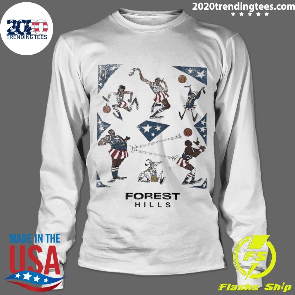 Jose Alvarado Wearing Forest Hills Caricature Shirt
