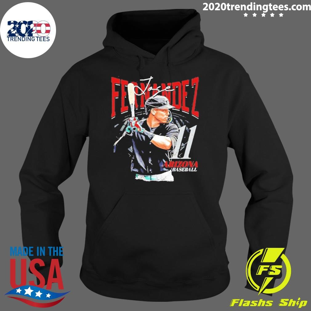 Jose Fernandez 11 Arizona Diamondbacks Signature Vintage Shirt