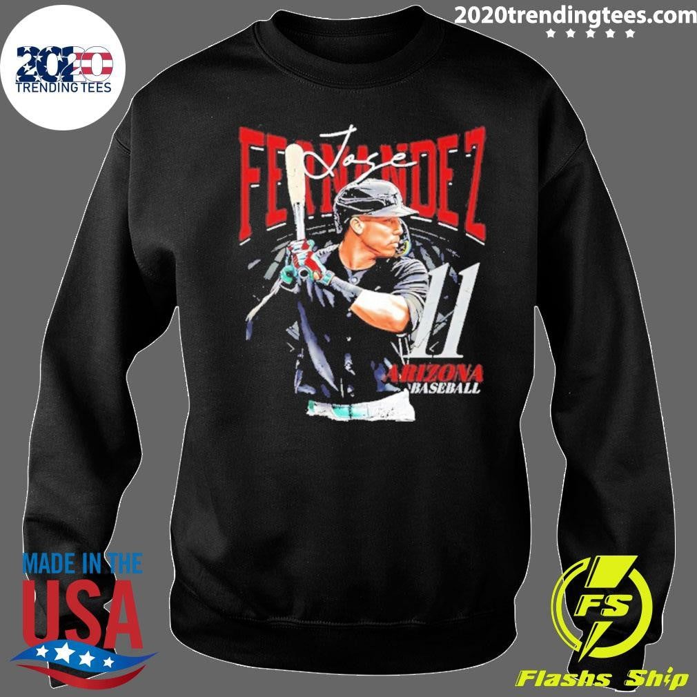 Jose Fernandez 11 Arizona Diamondbacks Signature Vintage Shirt