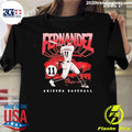 Jose Fernandez Arizona Diamondbacks Swing City Skyline Shirt