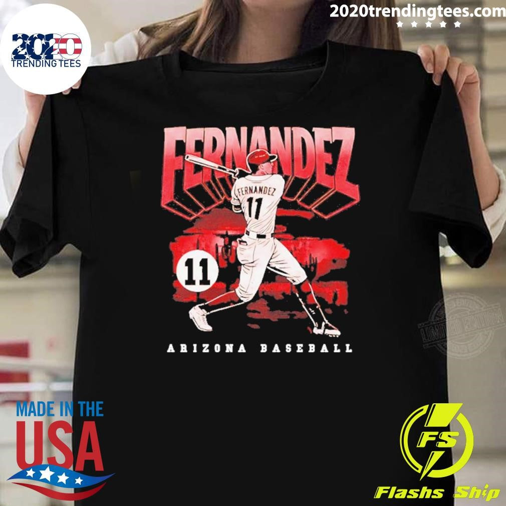 Jose Fernandez Arizona Diamondbacks Swing City Skyline Shirt