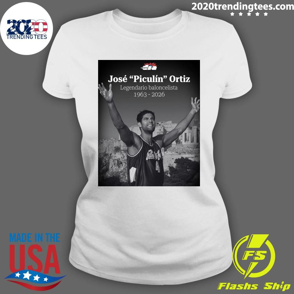 José Piculín Ortiz Legendario Baloncelista 1963-2026 Shirt
