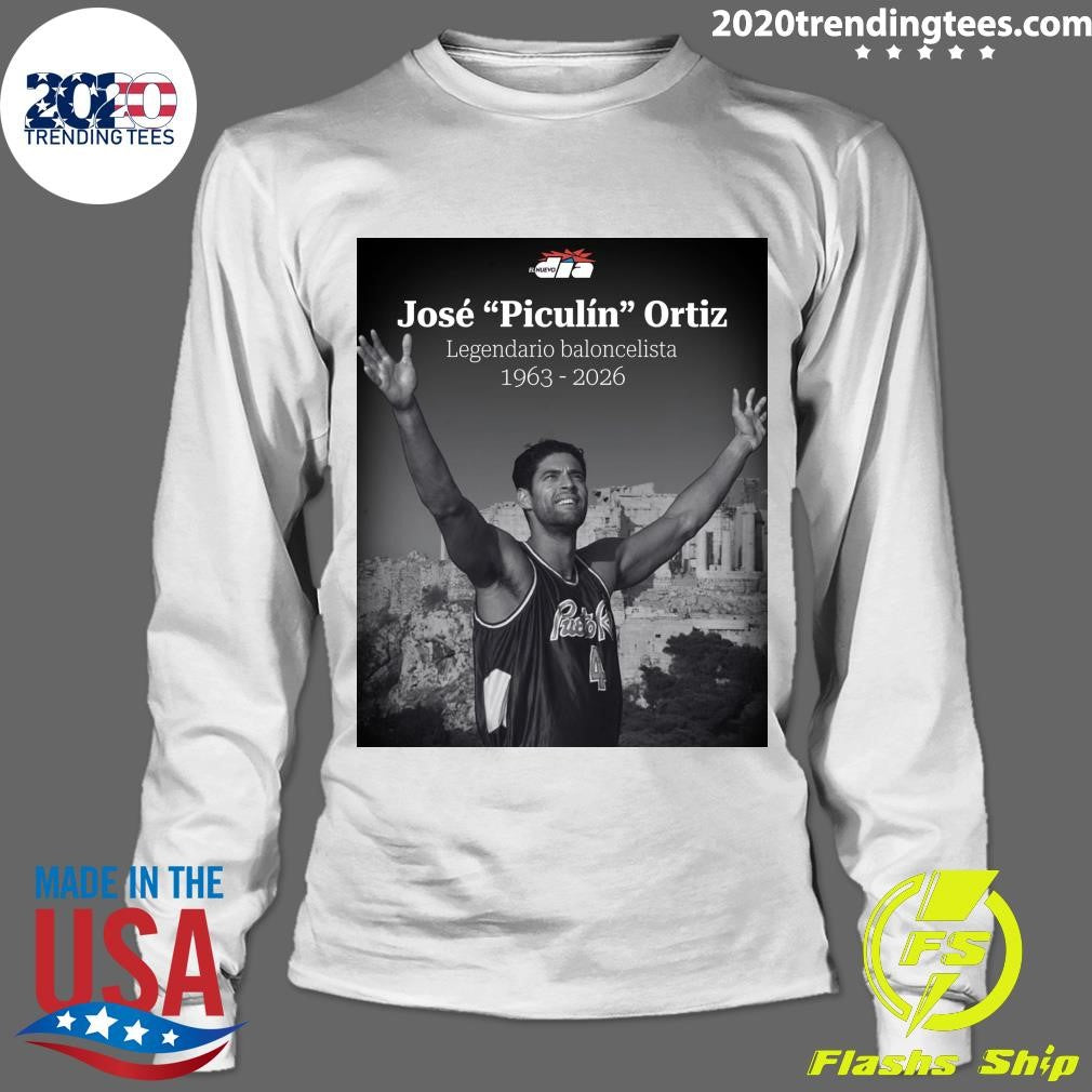José Piculín Ortiz Legendario Baloncelista 1963-2026 Shirt