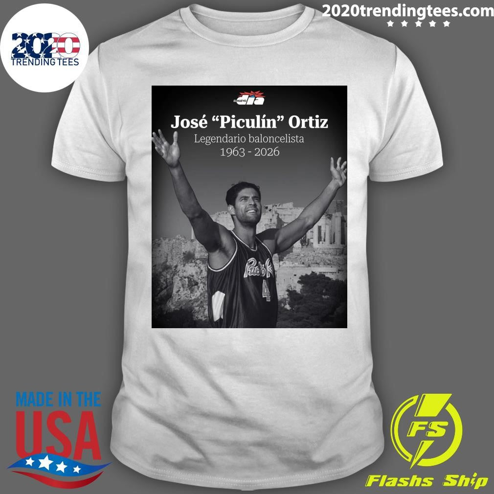 José Piculín Ortiz Legendario Baloncelista 1963-2026 Shirt