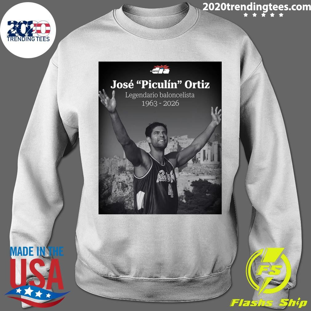 José Piculín Ortiz Legendario Baloncelista 1963-2026 Shirt