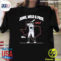 Josh Jung 6 Texas Rangers Jung Wild And Free Map Signature Shirt