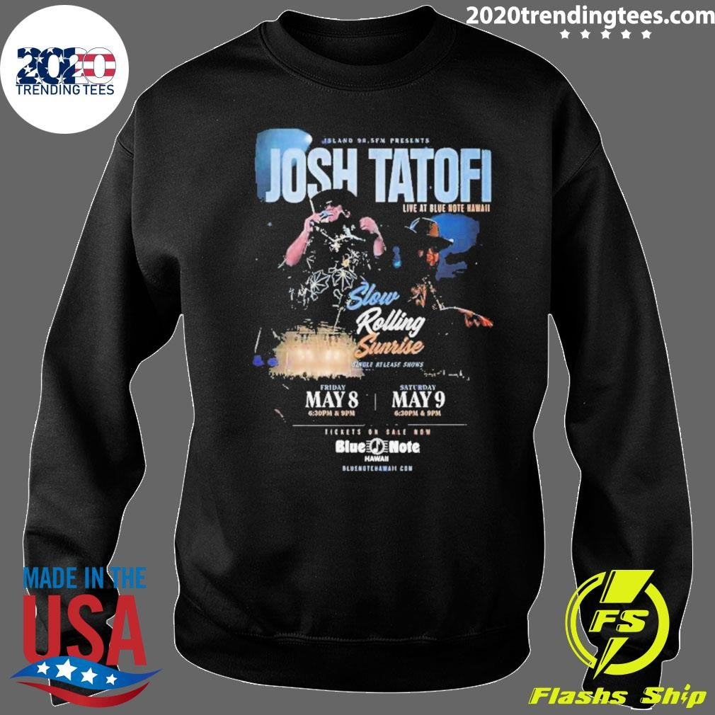 Josh Tatofi May 8-9 2026 Poster Slow Rolling Sunrise Shirt