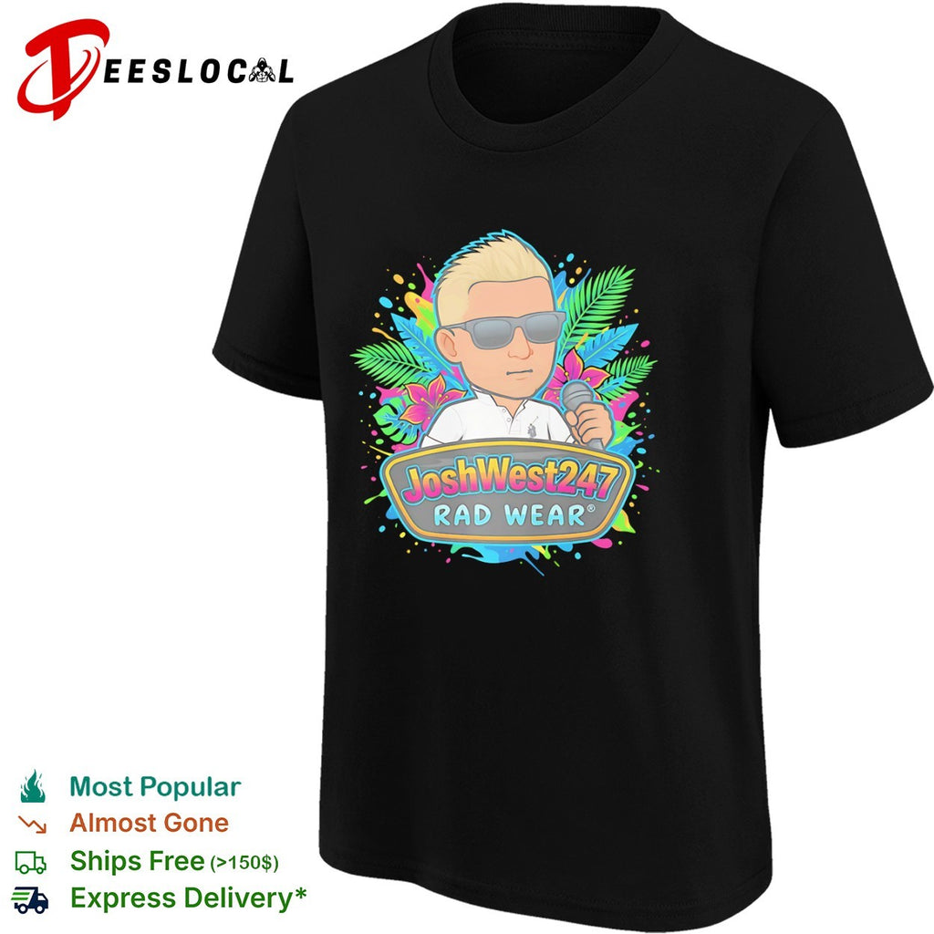 JoshWest247 Rad Wear tropical cartoon shirt