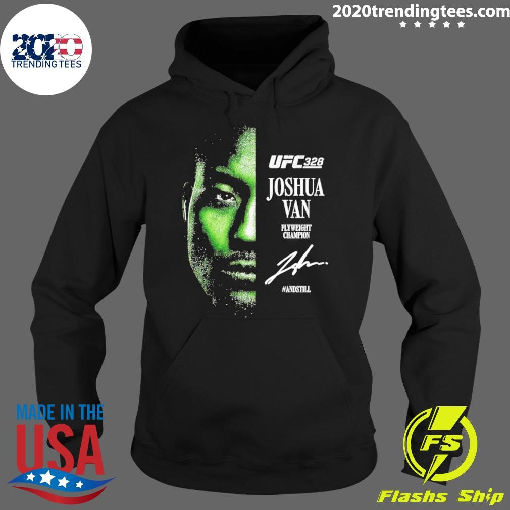 Joshua Van Ufc 328 Flyweight Champions Signature Shirt