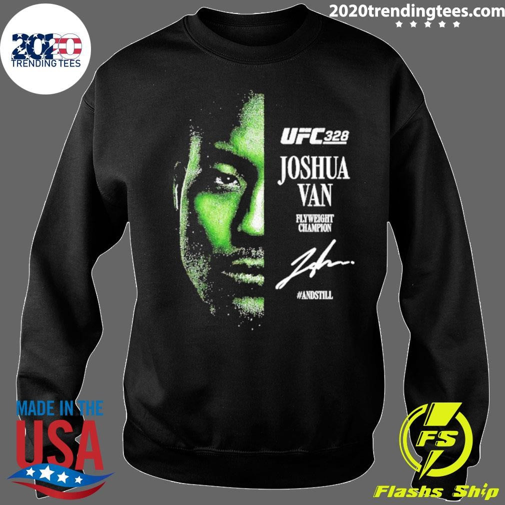 Joshua Van Ufc 328 Flyweight Champions Signature Shirt