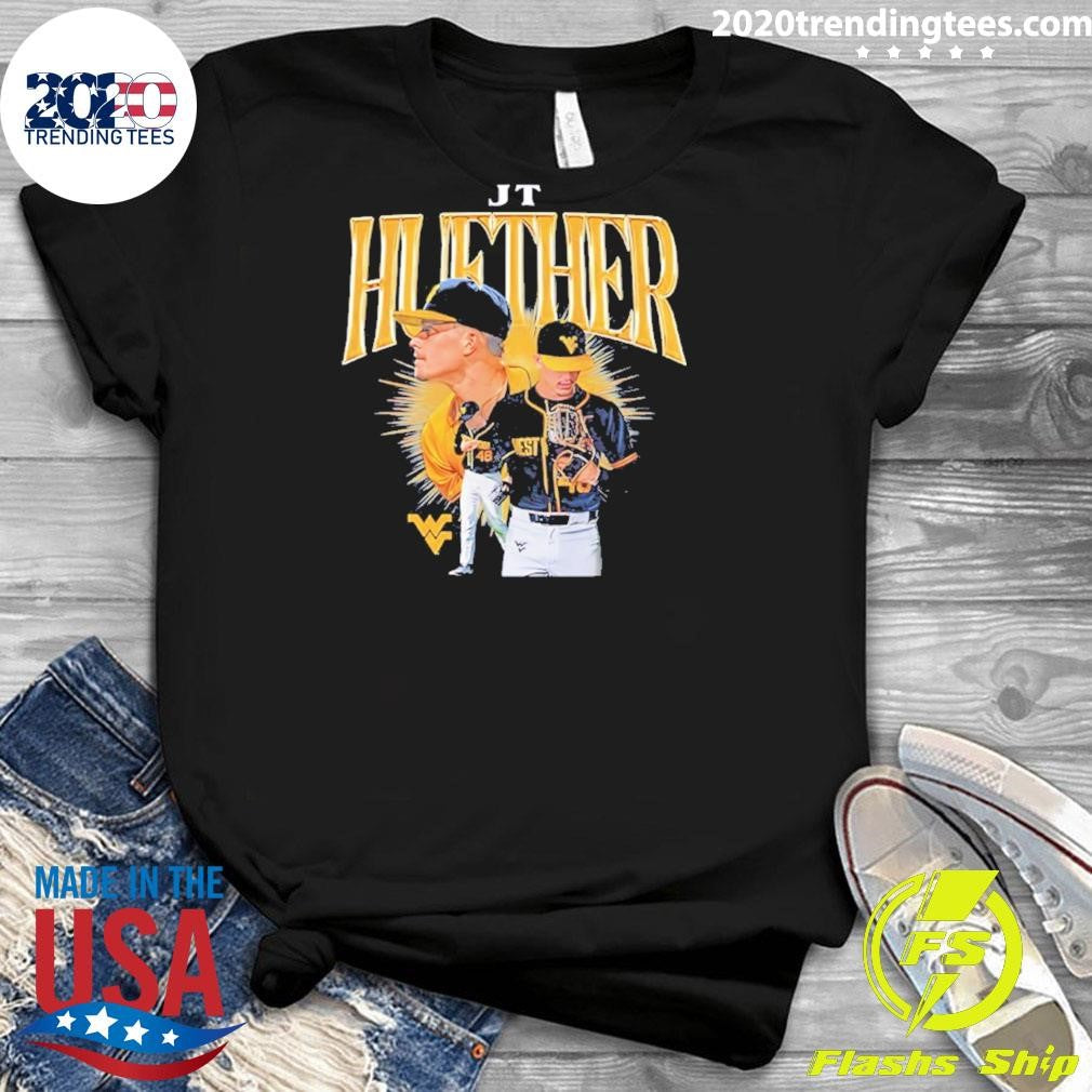 Jt Huether West Virginia Baseball Player Graphic Shirt