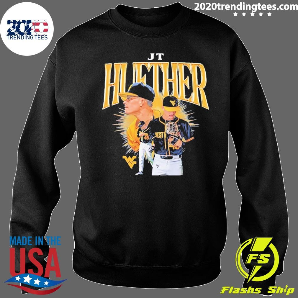 Jt Huether West Virginia Baseball Player Graphic Shirt