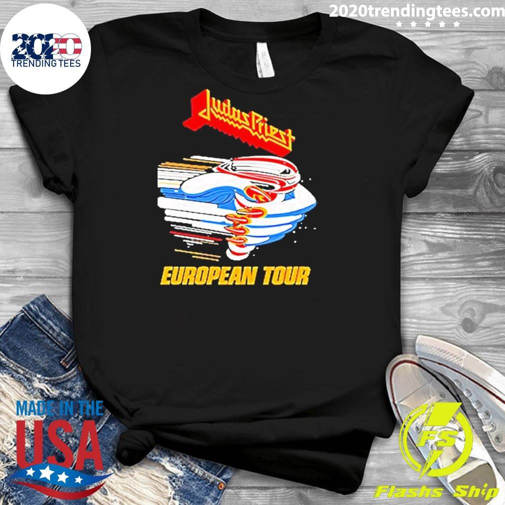 Judas Priest Celebrate 40 Years Of Turbo European Tour 1986 Shirt