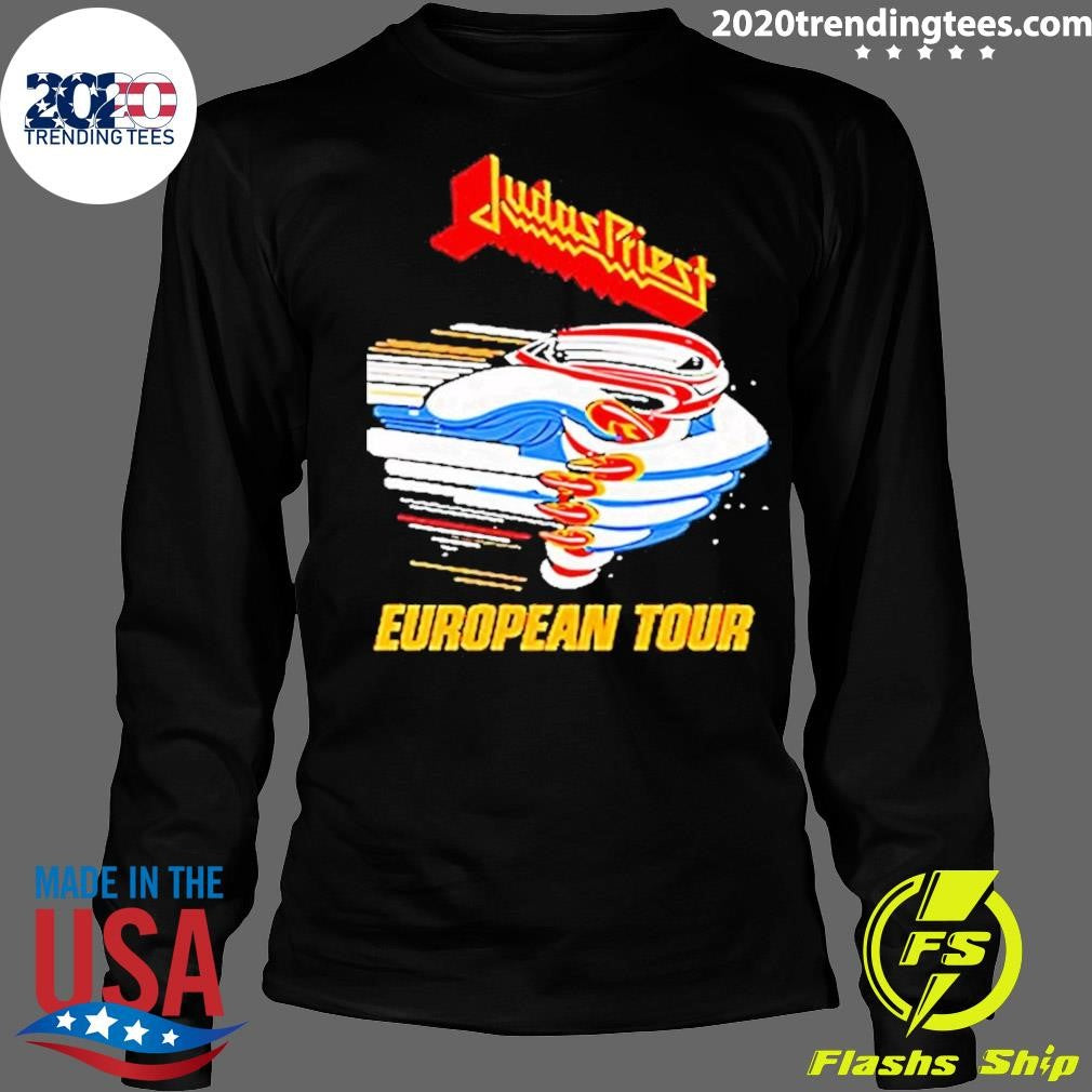 Judas Priest Celebrate 40 Years Of Turbo European Tour 1986 Shirt