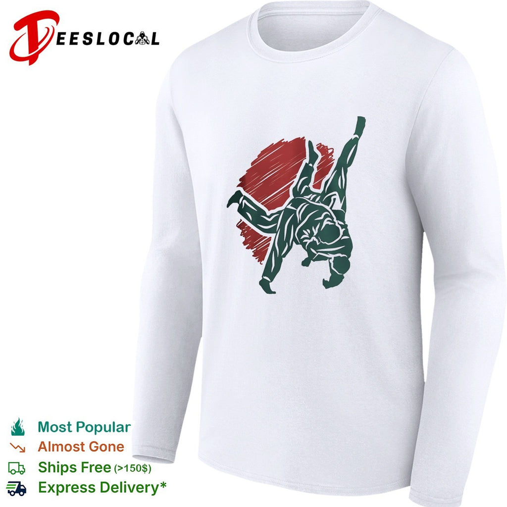 Judo Martial Arts Japanese Rising Sun Design Athletic Competition Martial Arts shirt