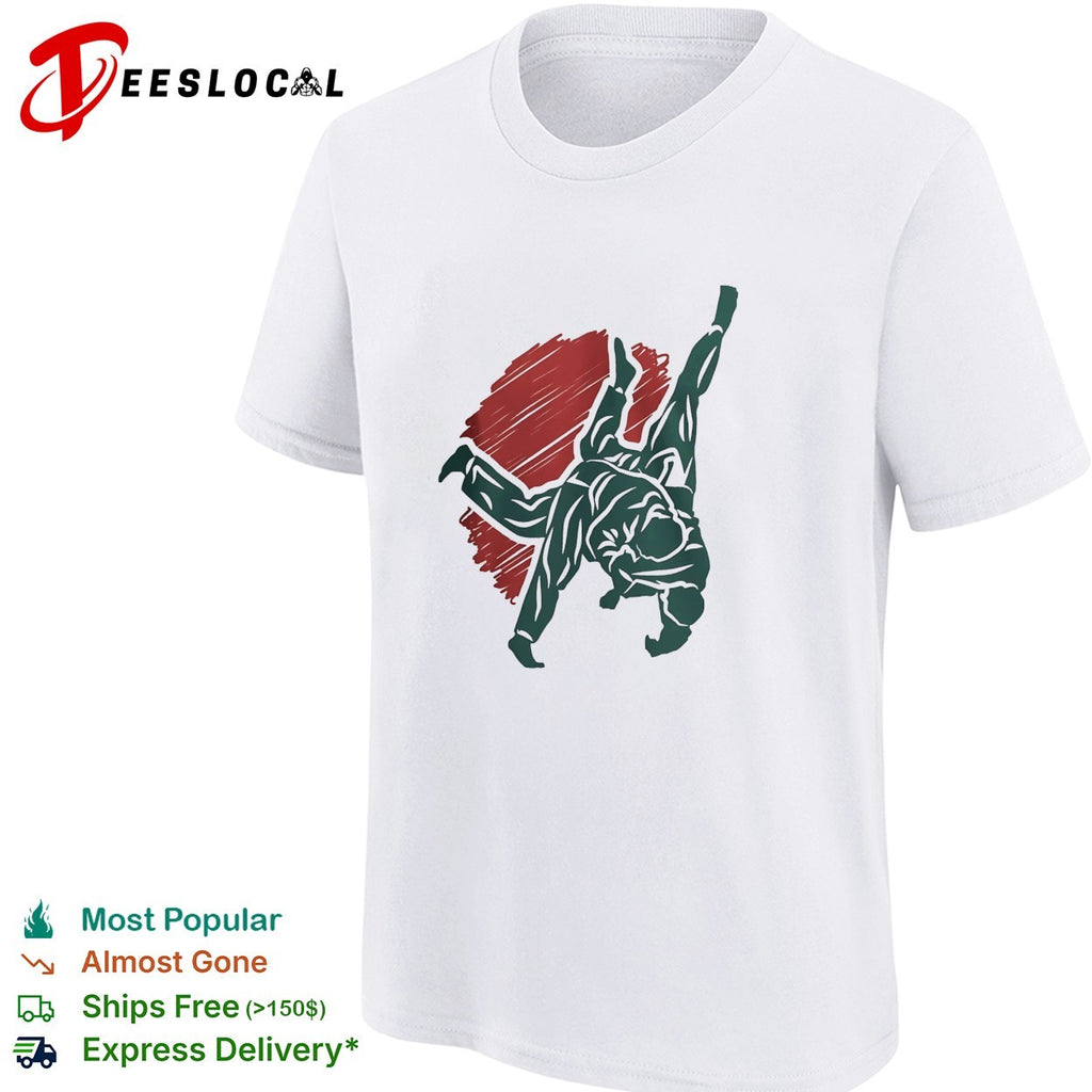 Judo Martial Arts Japanese Rising Sun Design Athletic Competition Martial Arts shirt