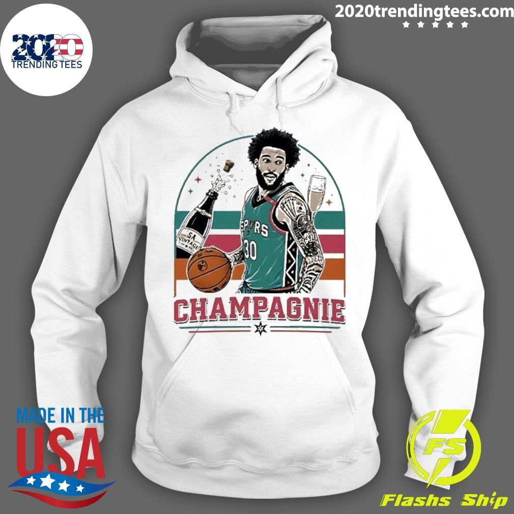 Julian Champagnie Champagne San Antonio Spurs Shirt