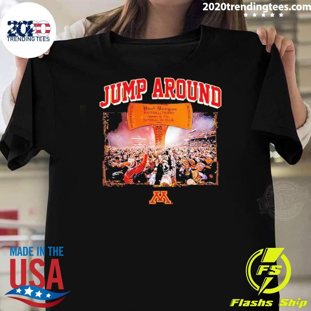 Jump Around Minnesota Golden Gophers Football Shirt
