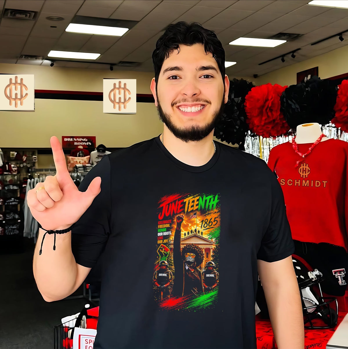 Juneteenth 1865 celebrate freedom honor our roots live our joy shirt